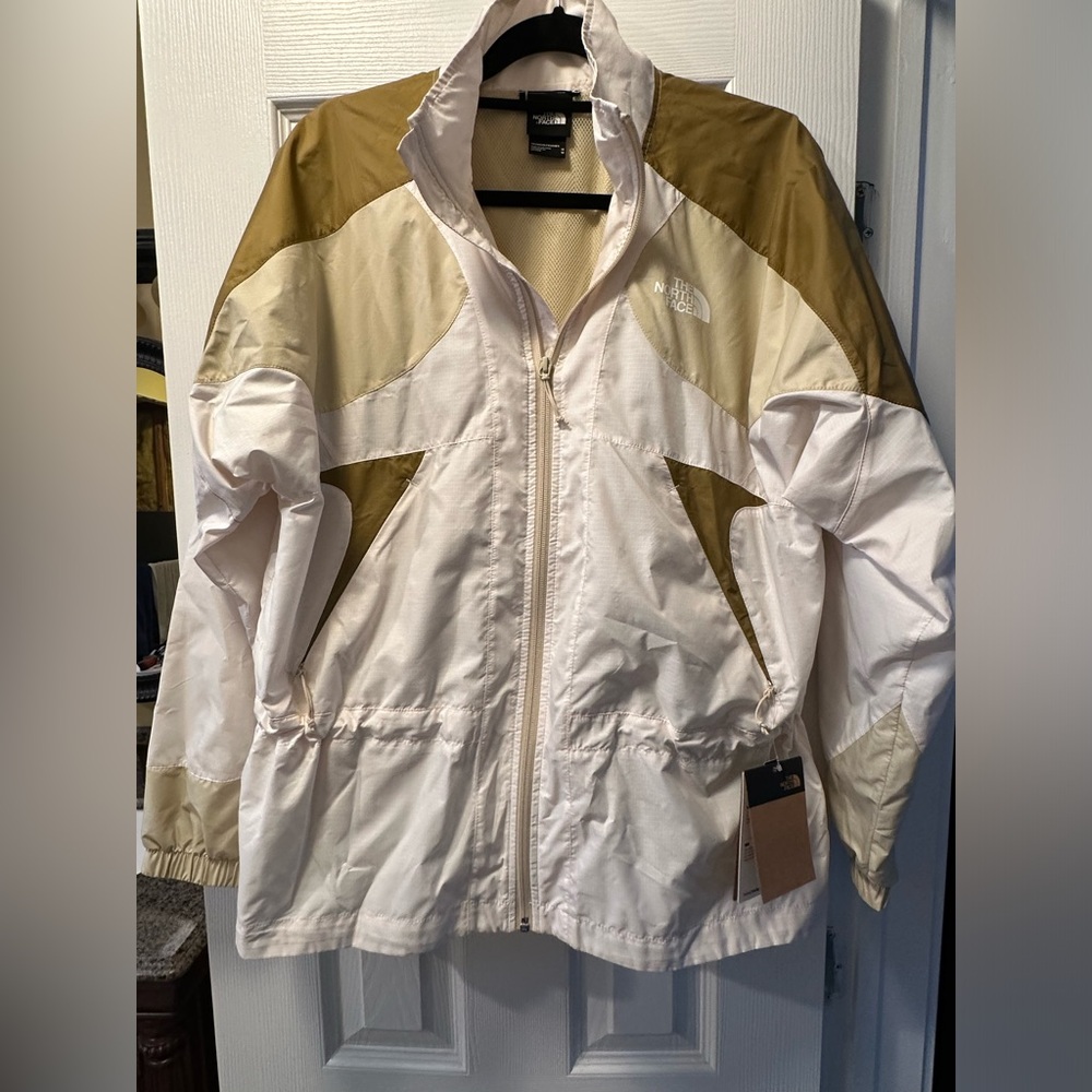 NWT The North Face TNF X Gardenia White Gravel Windbreaker Women's M